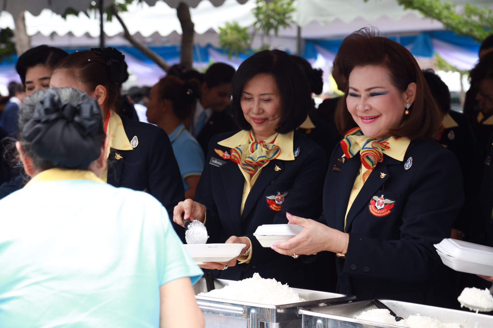 124 สมาคมแม่บ้านเหล่าทัพ ร่วมจัดกิจกรรมเฉลิมพระเกียรติสมเด็จพระนางเจ้าฯพระบรมราชินีนาถ เนื่องในโอกาส มหามงคลเฉลิมพระชนมพรรษา ๘๔ พรรษา