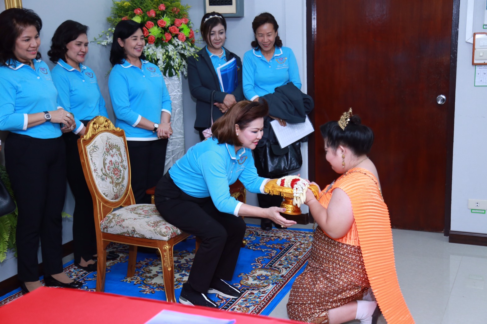 148 นายกสมาคมภริยาฯ นำคณะกรรมการสมาคมภริยาฯ เข้าเยี่ยมโครงการ "สานรัก สานฝัน รางวัลแด่น้อง" ของ โรงงานวัตถุระเบิดทหาร จังหวัดนครสวรรค์