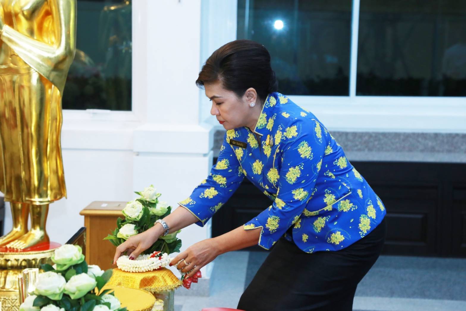 026 เมื่อวันที่ ๘ พฤศจิกายน ๒๕๖๒ นายกสมาคมภริยาฯ เป็นประธาน จัดงานวันคล้ายวันสถาปนาสมาคมภริยาข้าราชการสำนักงานปลัดกระทรวงกลาโหม (๙ พฤศจิกายน) ครบรอบปีที่ ๒๙ ณ สำนักงานปลัดกระทรวงกลาโหม (พื้นที่ถนนศรีสมาน) จ.นนทบุรี