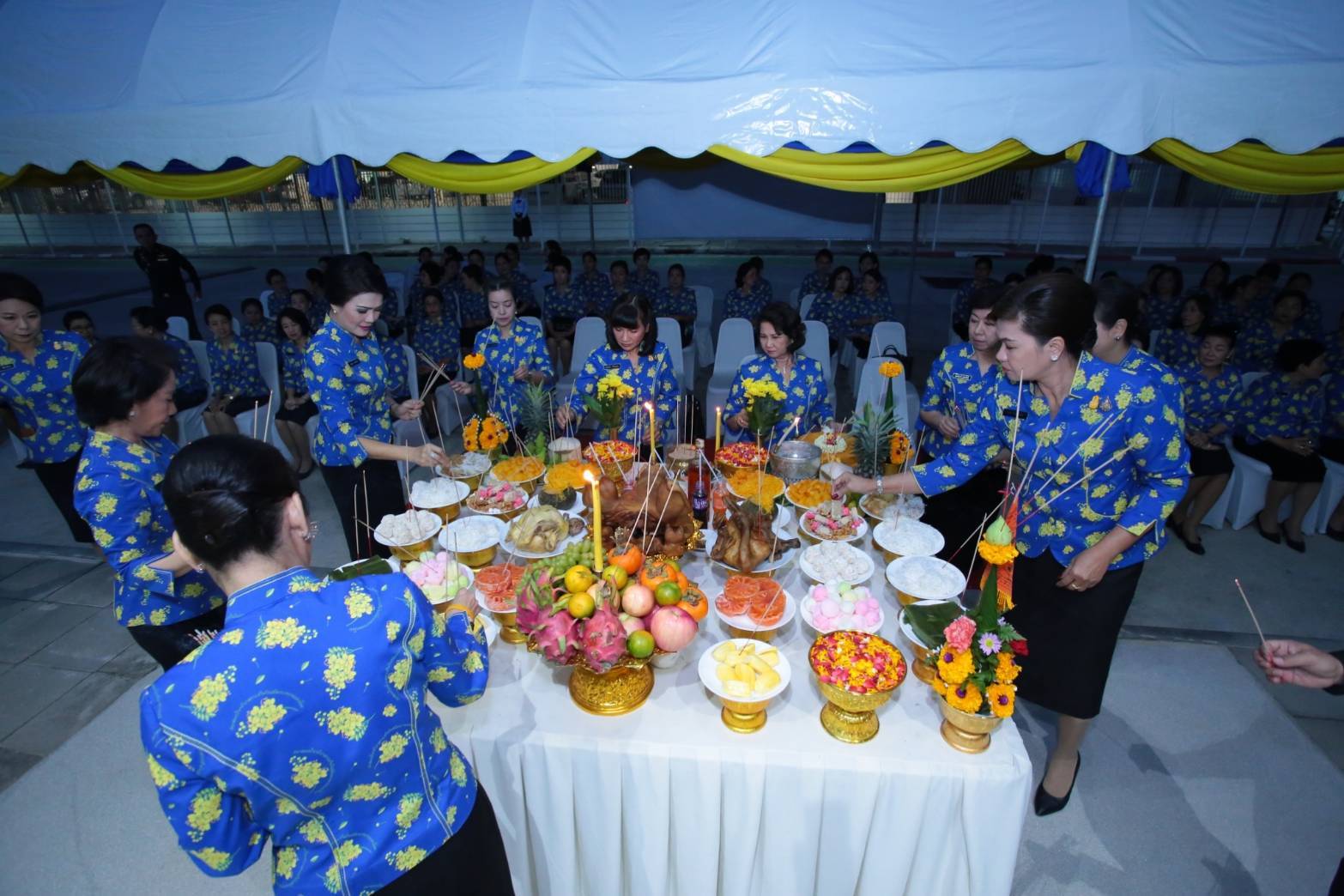026 เมื่อวันที่ ๘ พฤศจิกายน ๒๕๖๒ นายกสมาคมภริยาฯ เป็นประธาน จัดงานวันคล้ายวันสถาปนาสมาคมภริยาข้าราชการสำนักงานปลัดกระทรวงกลาโหม (๙ พฤศจิกายน) ครบรอบปีที่ ๒๙ ณ สำนักงานปลัดกระทรวงกลาโหม (พื้นที่ถนนศรีสมาน) จ.นนทบุรี