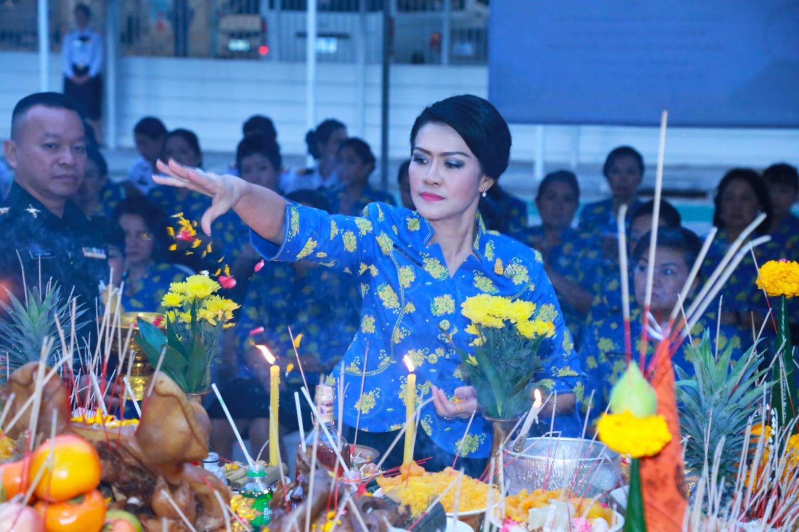 026 เมื่อวันที่ ๘ พฤศจิกายน ๒๕๖๒ นายกสมาคมภริยาฯ เป็นประธาน จัดงานวันคล้ายวันสถาปนาสมาคมภริยาข้าราชการสำนักงานปลัดกระทรวงกลาโหม (๙ พฤศจิกายน) ครบรอบปีที่ ๒๙ ณ สำนักงานปลัดกระทรวงกลาโหม (พื้นที่ถนนศรีสมาน) จ.นนทบุรี