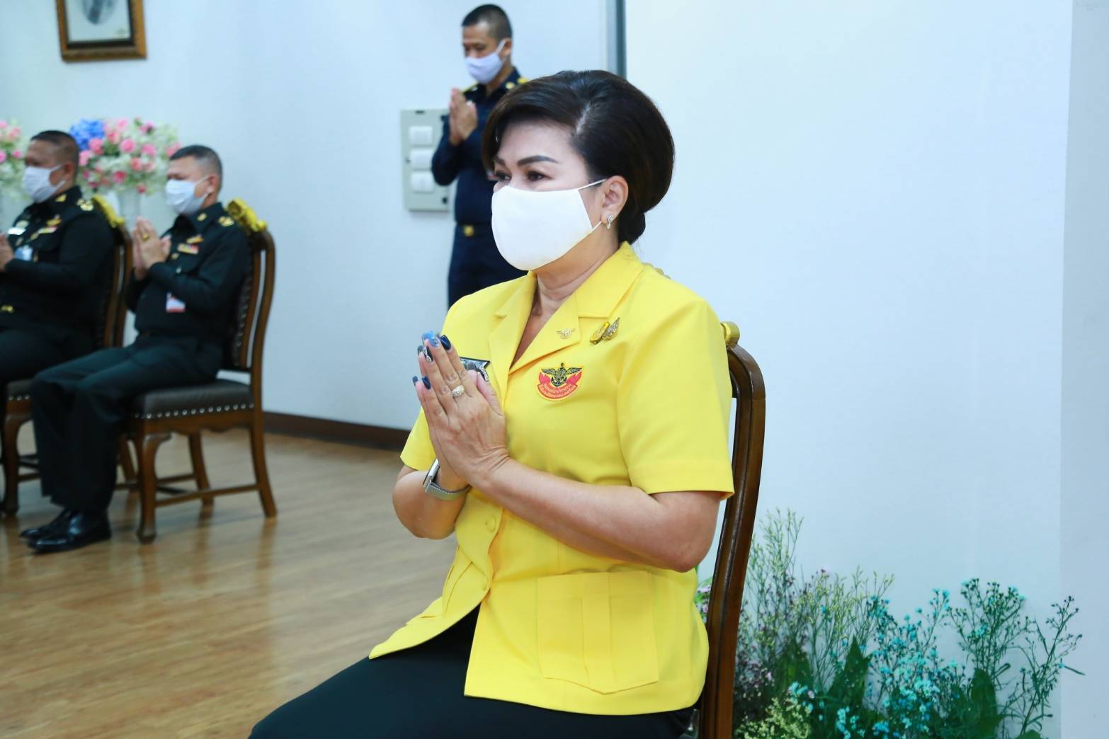 109 เมื่อวันพฤหัสบดีที่ ๓ กันยายน ๒๕๖๓ คุณรมิดา อินทรเจริญ นายกสมาคมภริยาข้าราชการสำนักงานปลัดกระทรวงกลาโหม พร้อมด้วยคณะกรรมการสมาคมฯ ร่วมงานวันคล้ายวันสถาปนากรมเทคโนโลยีสารสนเทศและอวกาศกลาโหม ครบรอบปีที่ ๒๕ ณ อาคารสำนักงานปลัดกระทรวงกลาโหม พื้นที่ศรีสมาน จ.นนทบุรี