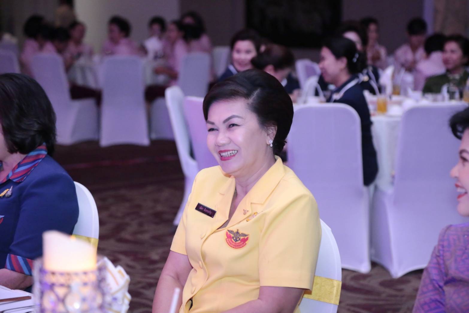 ๑๑๓ เมื่อวันที่ ๑๖ สิงหาคม ๒๕๖๒ คุณรมิดา อินทรเจริญ นายกสมาคมภริยาฯ พร้อมด้วยคณะกรรมการฯ ร่วมงานวันคล้ายวันสถาปนาสมาคมแม่บ้านตำรวจ ครบรอบ ๓๓ ปี ณ สโมสรตำรวจ ถนนวิภาวดี-รังสิต กรุงเทพฯ
