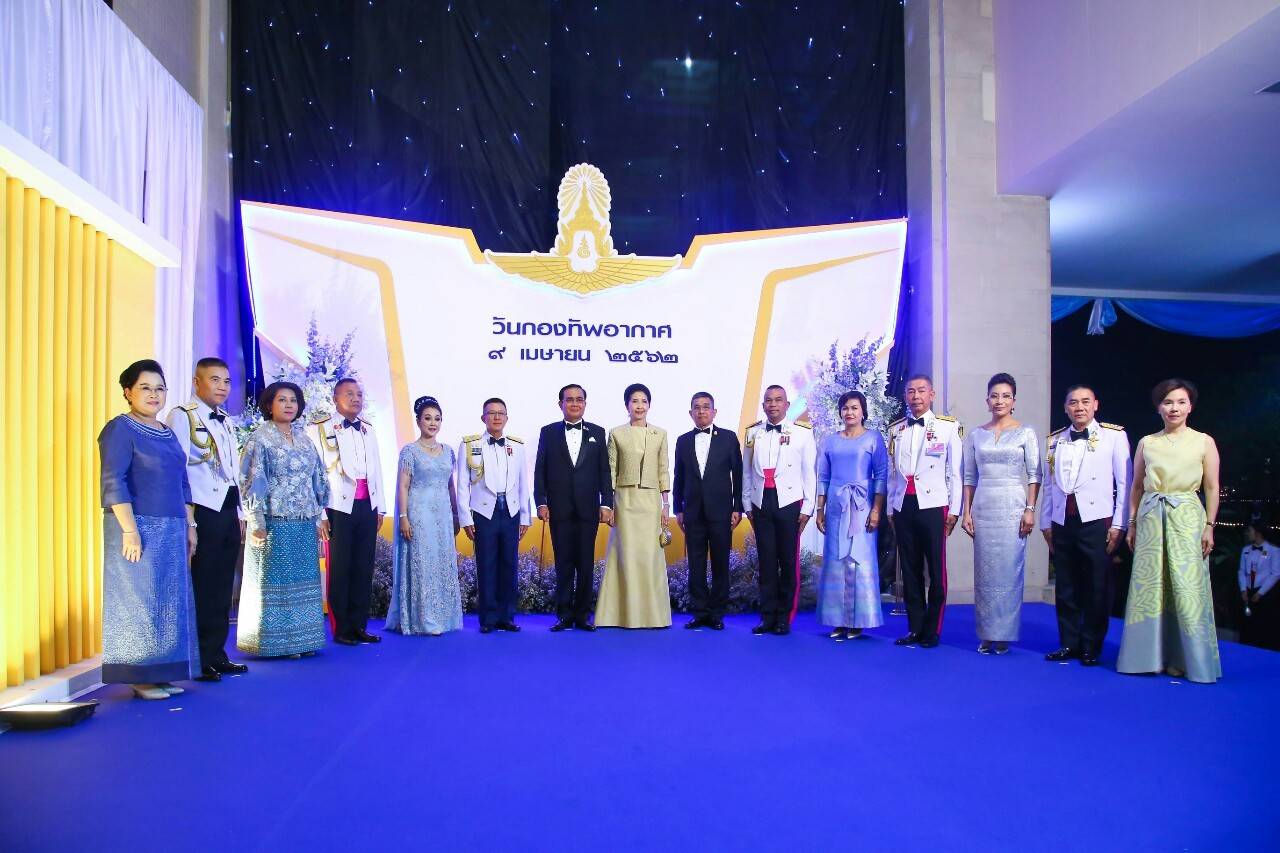 ๐๖๘ เมื่อวันที่ ๙ เมษายน ๒๕๖๒ นายกสมาคมภริยาฯ ร่วมงานเลี้ยงรับรองเนื่องในวันกองทัพอากาศ ณ อาคารรณนภากาศ รร.นนก. ถ.พหลโยธิน เขตสายไหม กรุงเทพฯ