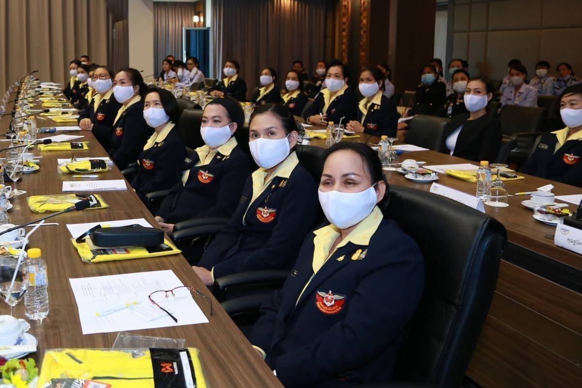 ๐๐๗ นายกสมาคมภริยาข้าราชการสำนักงานปลัดกระทรวงกลาโหม เป็นประธานการประชุมใหญ่สามัญประจำปี ๒๕๖๔ เพื่อแถลงนโยบายการดำเนินงาน