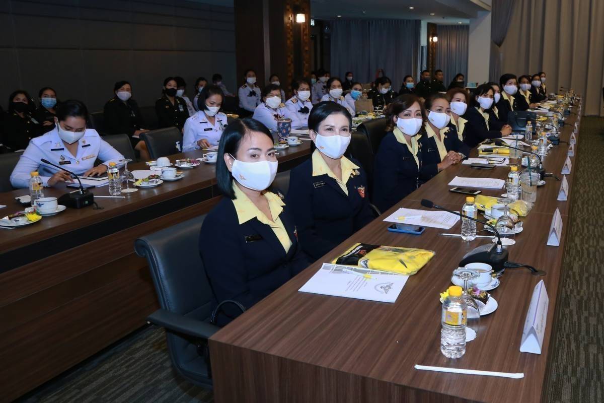 ๐๐๗ นายกสมาคมภริยาข้าราชการสำนักงานปลัดกระทรวงกลาโหม เป็นประธานการประชุมใหญ่สามัญประจำปี ๒๕๖๔ เพื่อแถลงนโยบายการดำเนินงาน