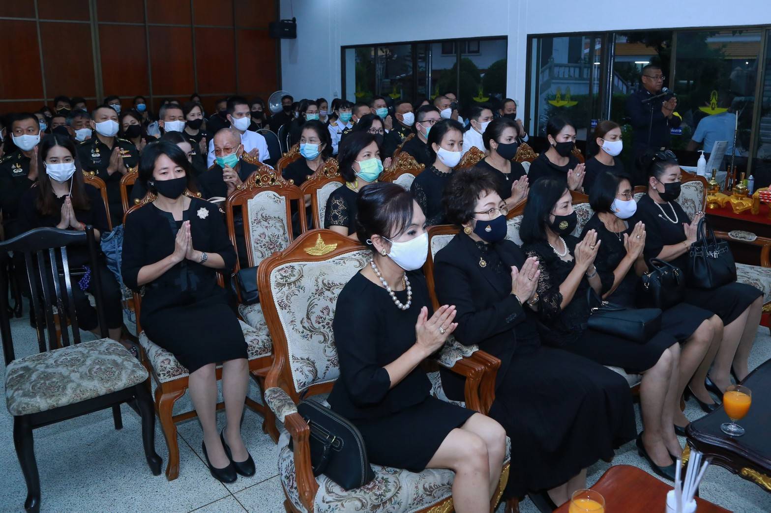 ๐๐๙ สมาคมภริยาข้าราชการสำนักงานปลัดกระทรวงกลาโหม เป็นเจ้าภาพสวดพระอภิธรรม