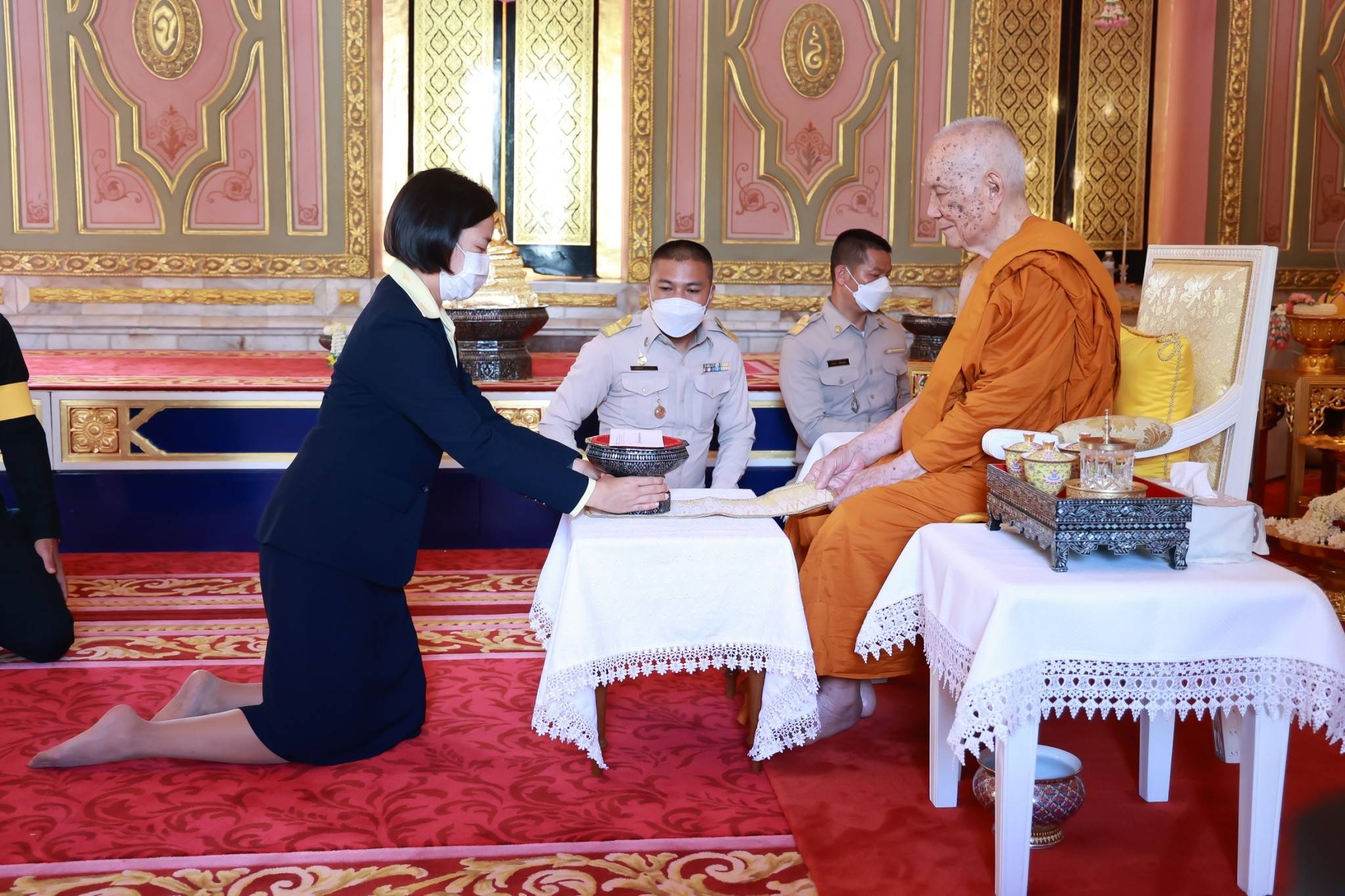 ๑๑๐ นายก สคภ.สป. นำคณะกรรมการสมาคมฯ เข้าเฝ้าสมเด็จพระอริยวงศาคตญาณ สมเด็จพระสังฆราช สกลมหาสังฆปริณายก