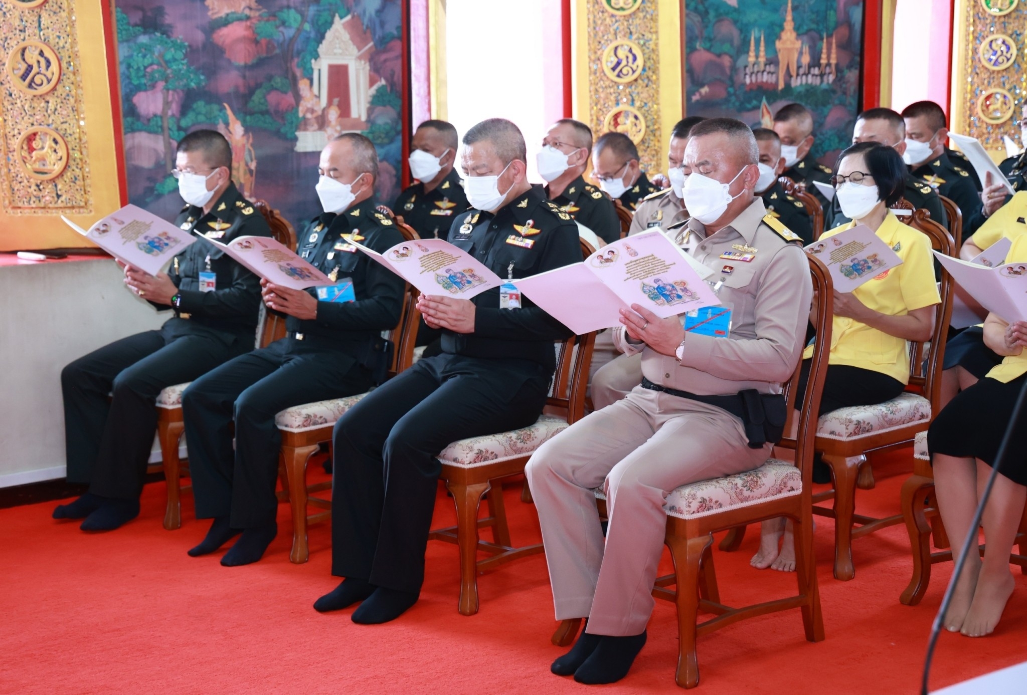 ๐๗๔ พิธีเจริญพระพุทธมนต์ถวายพระพรชัยมงคลแด่ สมเด็จพระเจ้าลูกเธอ เจ้าฟ้าพัชรกิติยาภา นเรนทิราเทพยวดี กรมหลวงราชสาริณีสิริพัชร มหาวัชรราชธิดา