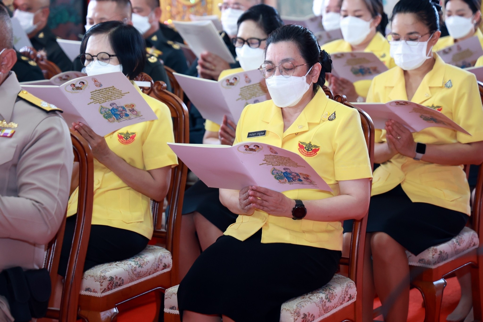 ๐๗๔ พิธีเจริญพระพุทธมนต์ถวายพระพรชัยมงคลแด่ สมเด็จพระเจ้าลูกเธอ เจ้าฟ้าพัชรกิติยาภา นเรนทิราเทพยวดี กรมหลวงราชสาริณีสิริพัชร มหาวัชรราชธิดา