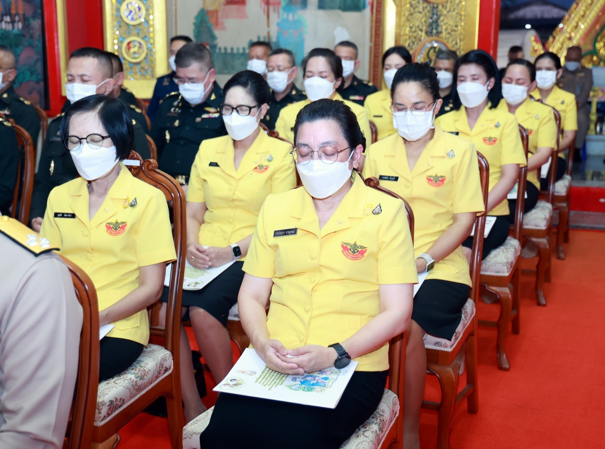 ๐๗๔ พิธีเจริญพระพุทธมนต์ถวายพระพรชัยมงคลแด่ สมเด็จพระเจ้าลูกเธอ เจ้าฟ้าพัชรกิติยาภา นเรนทิราเทพยวดี กรมหลวงราชสาริณีสิริพัชร มหาวัชรราชธิดา