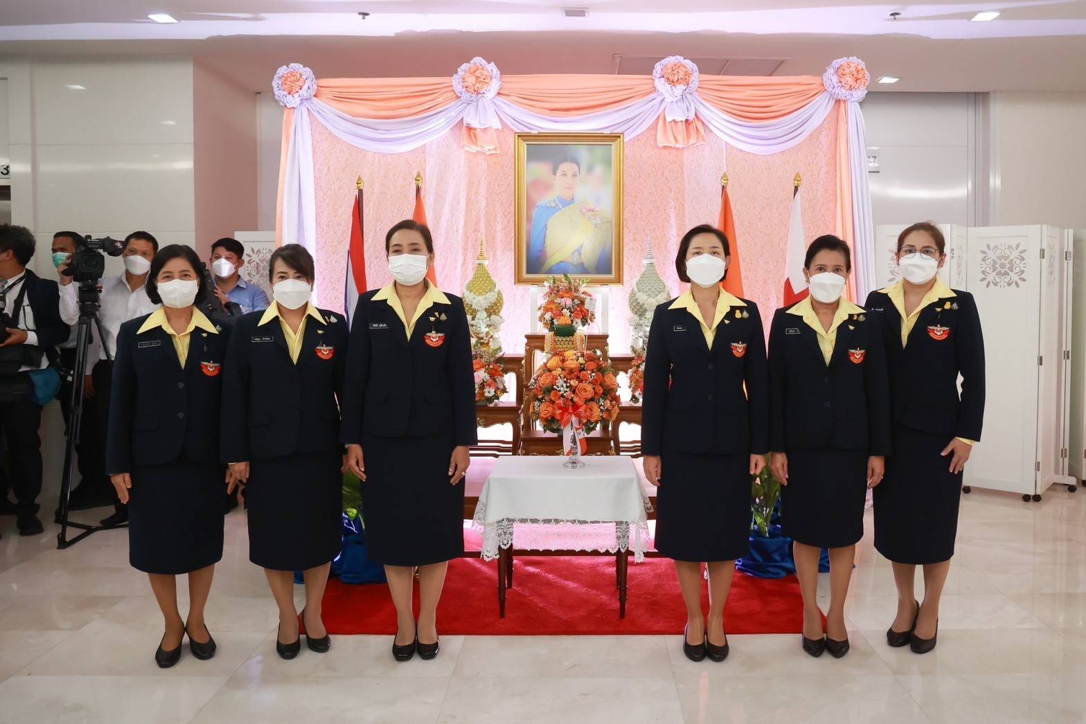 ๐๔๕ นายก สคภ.สป.นำคณะกรรมการสมาคมฯ ลงนามถวายพระพร สมเด็จพระเจ้าลูกเธอ เจ้าฟ้าพัชรกิติยาภา นเรนทิราเทพยวดี กรมหลวงราชสาริณีสิริพัชร มหาวัชรราชธิดา