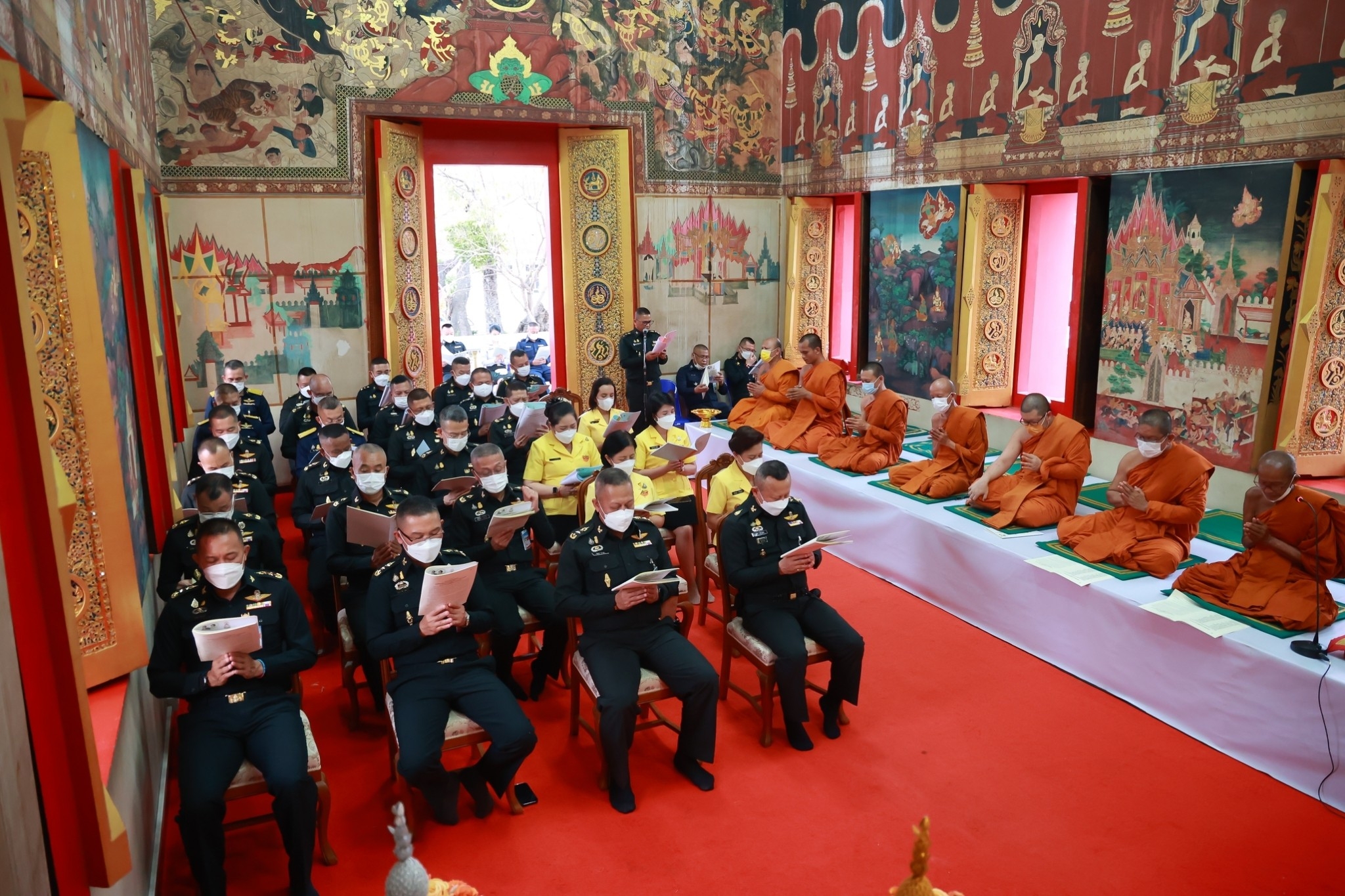๐๗๘ พิธีเจริญพระพุทธมนต์ถวายพระพรชัยมงคลแด่ สมเด็จพระเจ้าลูกเธอ เจ้าฟ้าพัชรกิติยาภา นเรนทิราเทพยวดี กรมหลวงราชสาริณีสิริพัชร มหาวัชรราชธิดา