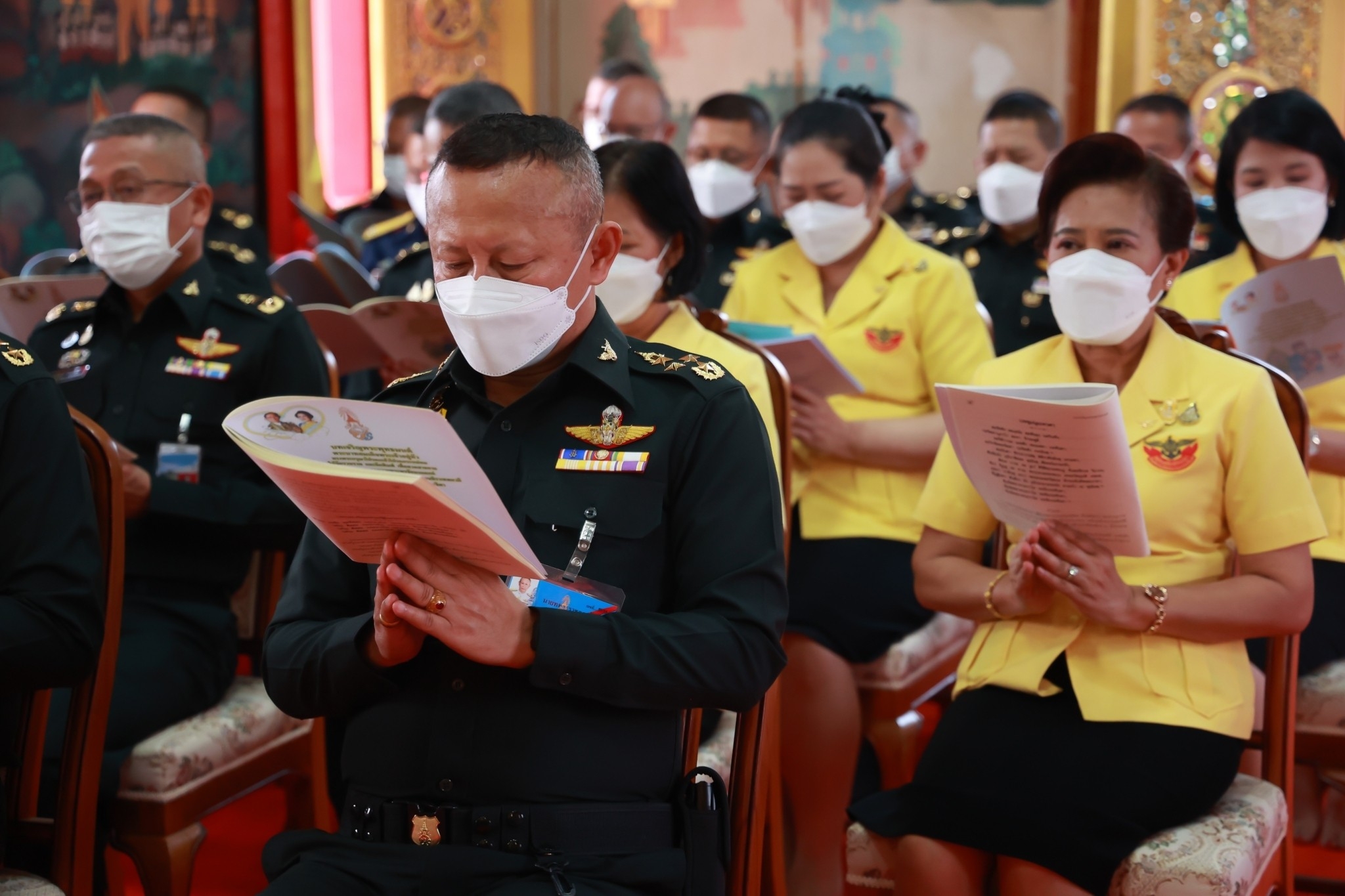 ๐๗๘ พิธีเจริญพระพุทธมนต์ถวายพระพรชัยมงคลแด่ สมเด็จพระเจ้าลูกเธอ เจ้าฟ้าพัชรกิติยาภา นเรนทิราเทพยวดี กรมหลวงราชสาริณีสิริพัชร มหาวัชรราชธิดา