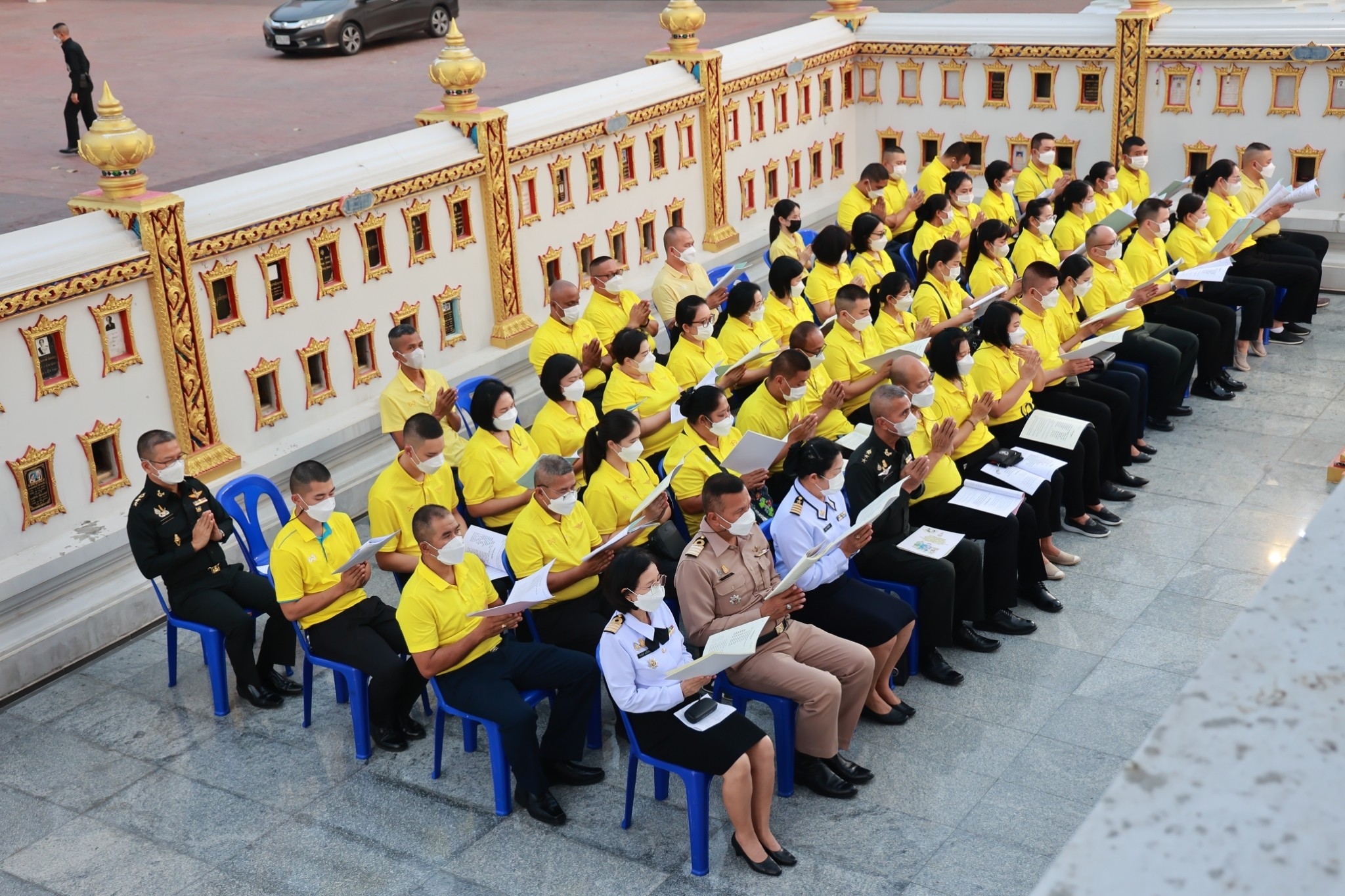 ๐๗๘ พิธีเจริญพระพุทธมนต์ถวายพระพรชัยมงคลแด่ สมเด็จพระเจ้าลูกเธอ เจ้าฟ้าพัชรกิติยาภา นเรนทิราเทพยวดี กรมหลวงราชสาริณีสิริพัชร มหาวัชรราชธิดา
