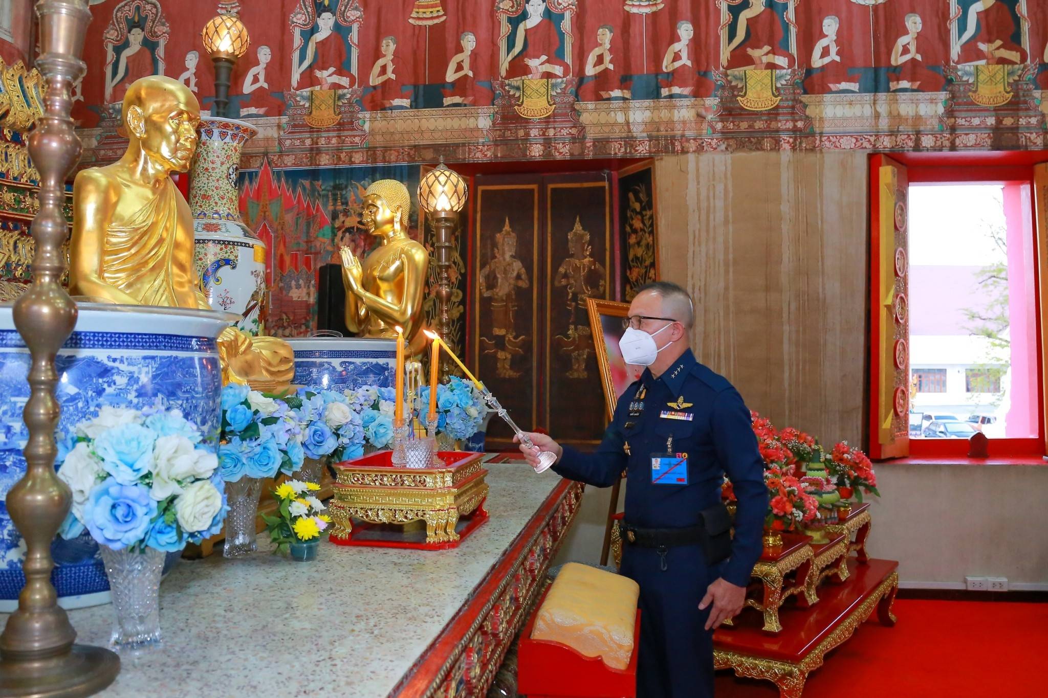 ๐๕๗ พิธีเจริญพระพุทธมนต์ถวายพระพรชัยมงคลแด่ สมเด็จพระเจ้าลูกเธอ เจ้าฟ้าพัชรกิติยาภา นเรนทิราเทพยวดี กรมหลวงราชสาริณีสิริพัชร มหาวัชรราชธิดา