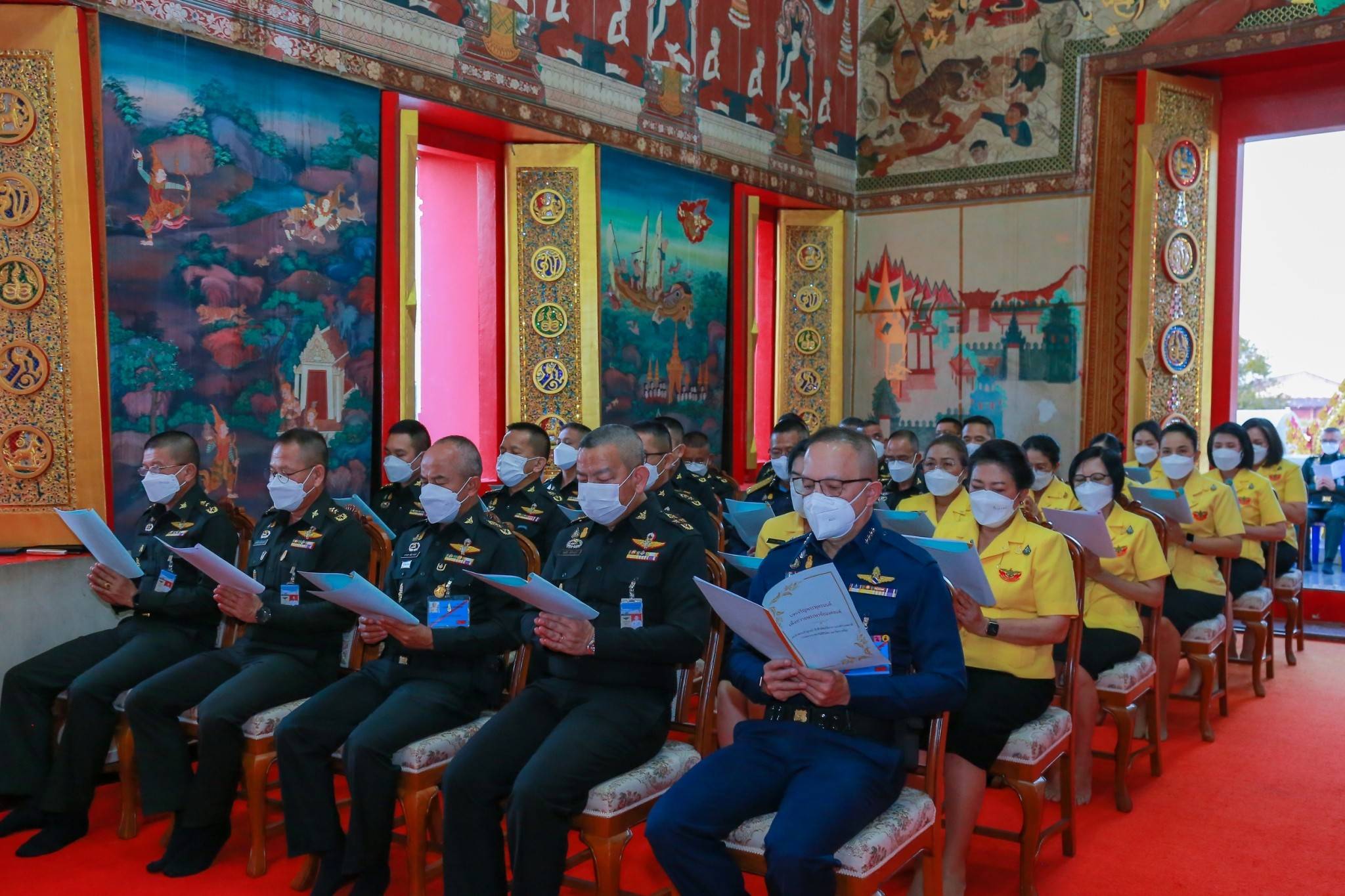 ๐๕๗ พิธีเจริญพระพุทธมนต์ถวายพระพรชัยมงคลแด่ สมเด็จพระเจ้าลูกเธอ เจ้าฟ้าพัชรกิติยาภา นเรนทิราเทพยวดี กรมหลวงราชสาริณีสิริพัชร มหาวัชรราชธิดา