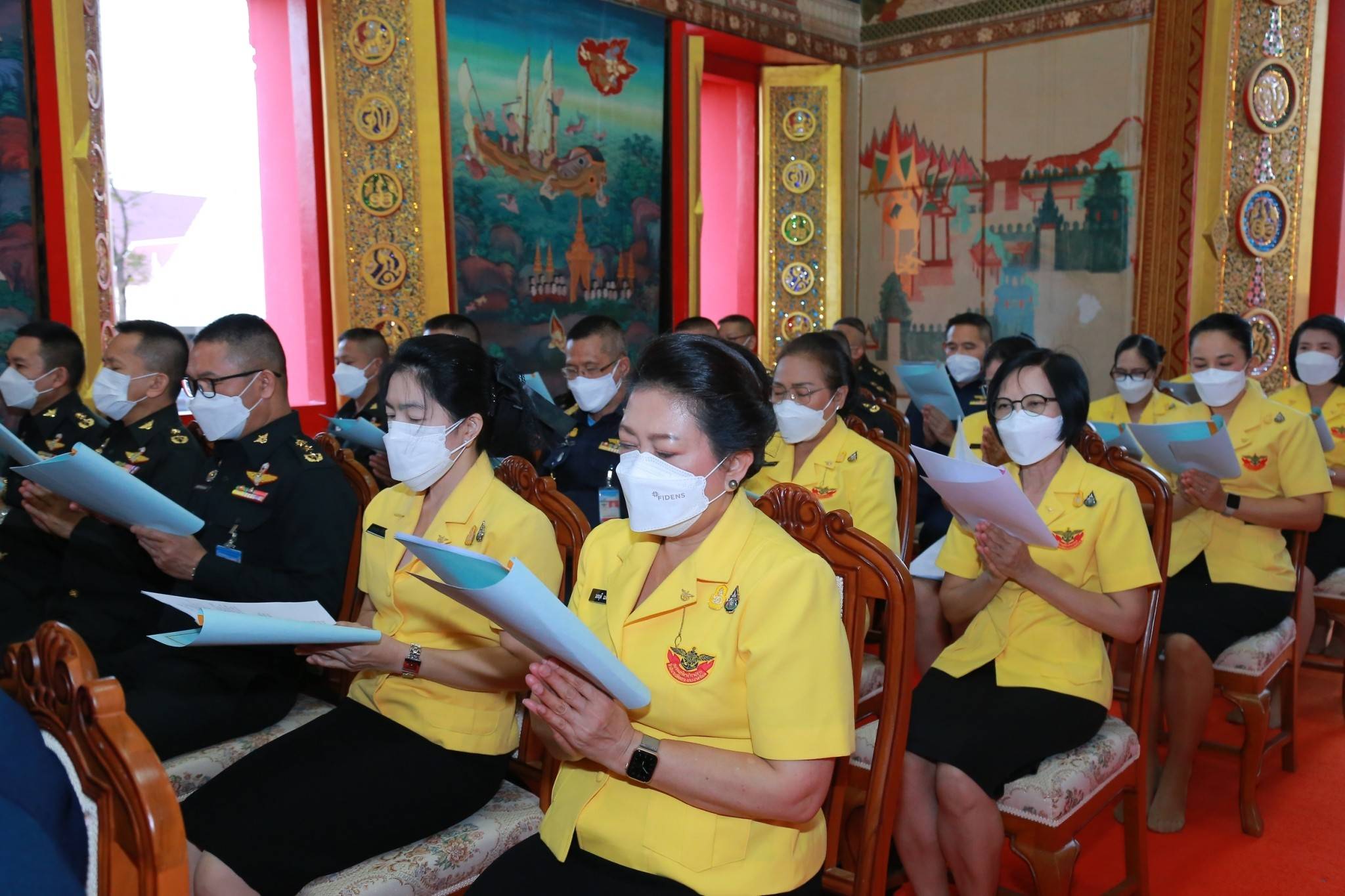 ๐๕๗ พิธีเจริญพระพุทธมนต์ถวายพระพรชัยมงคลแด่ สมเด็จพระเจ้าลูกเธอ เจ้าฟ้าพัชรกิติยาภา นเรนทิราเทพยวดี กรมหลวงราชสาริณีสิริพัชร มหาวัชรราชธิดา