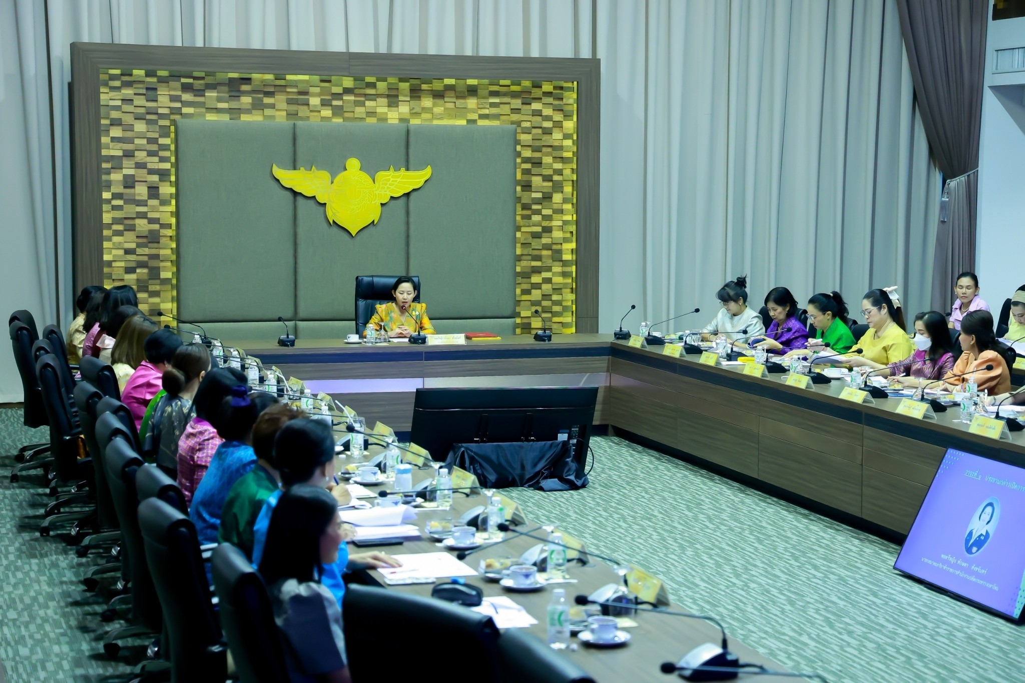๐๙๐ การประชุมสรุปผลการดำเนินงานของสมาคมภริยาข้าราชการสำนักงานปลัดกระทรวงกลาโหม ในห้วงเดือนตุลาคม ๒๕๖๕ ถึง เดือนมีนาคม ๒๕๖๖