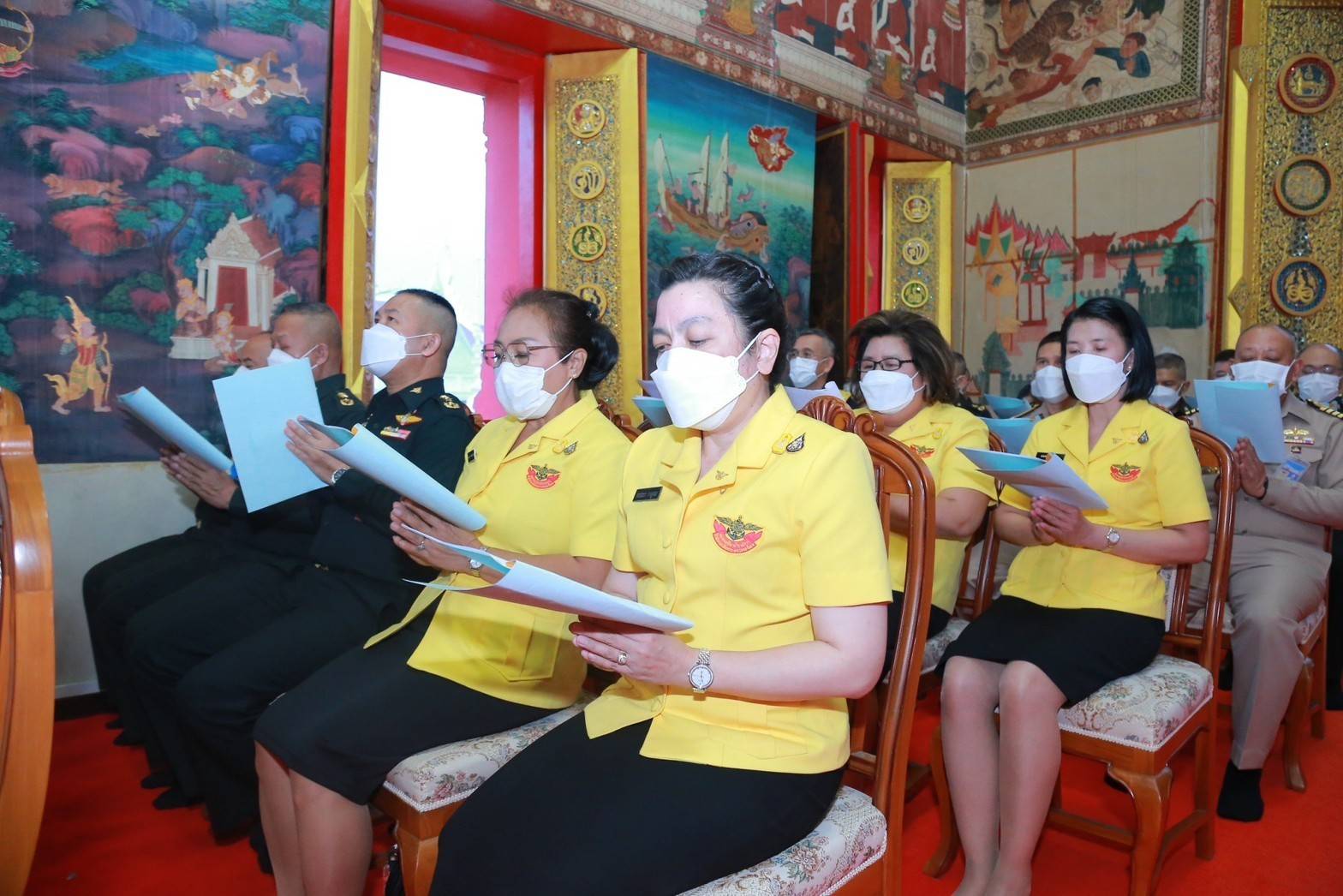 ๐๕๙ พิธีเจริญพระพุทธมนต์ถวายพระพรชัยมงคลแด่ สมเด็จพระเจ้าลูกเธอ เจ้าฟ้าพัชรกิติยาภา นเรนทิราเทพยวดี กรมหลวงราชสาริณีสิริพัชร มหาวัชรราชธิดา