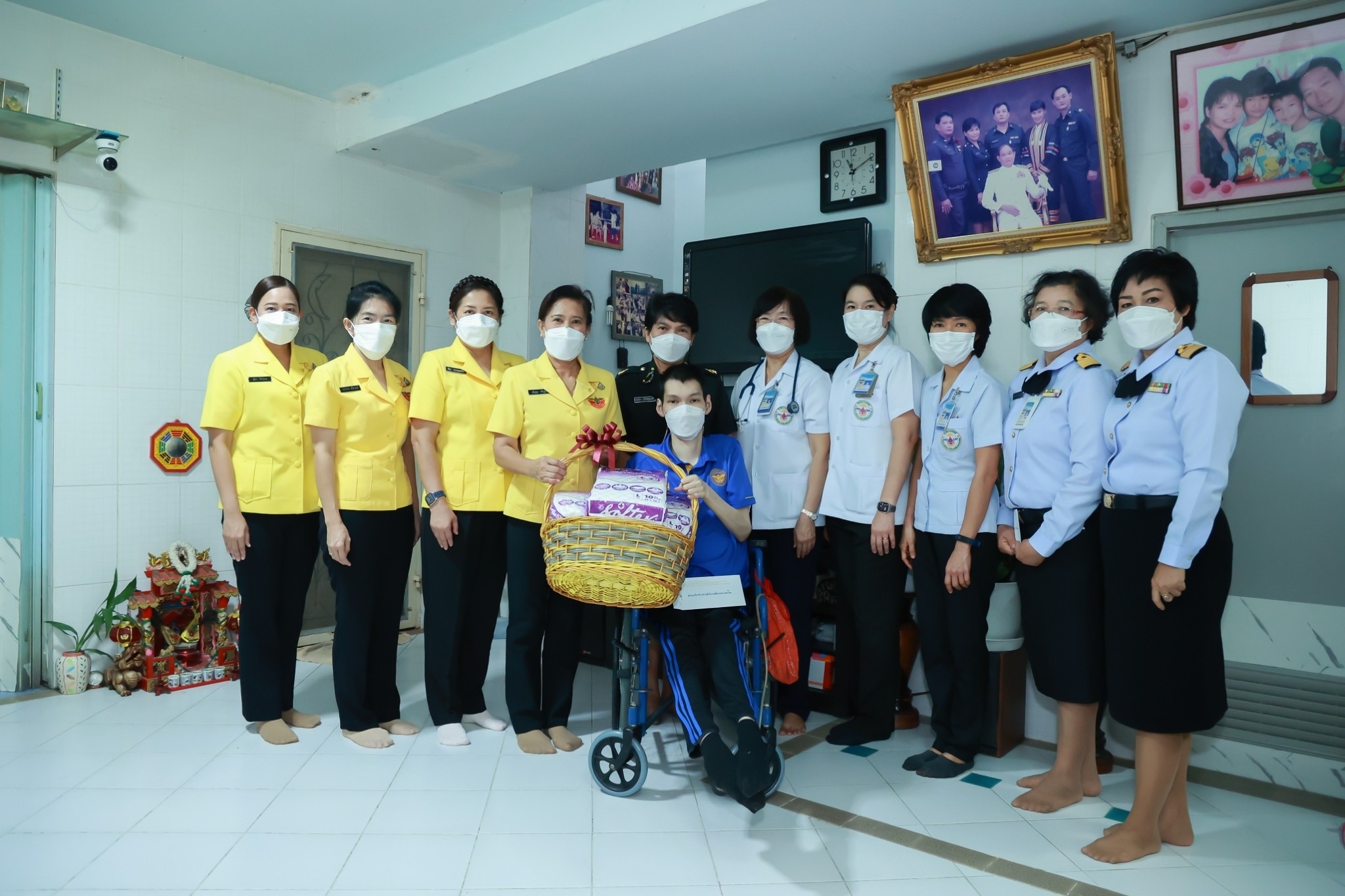 ๐๙๕ กิจกรรมโครงการสายใยรักษ์: เพื่อคนพิเศษ ตรวจเยี่ยมบุตรที่มีความต้องการพิเศษ