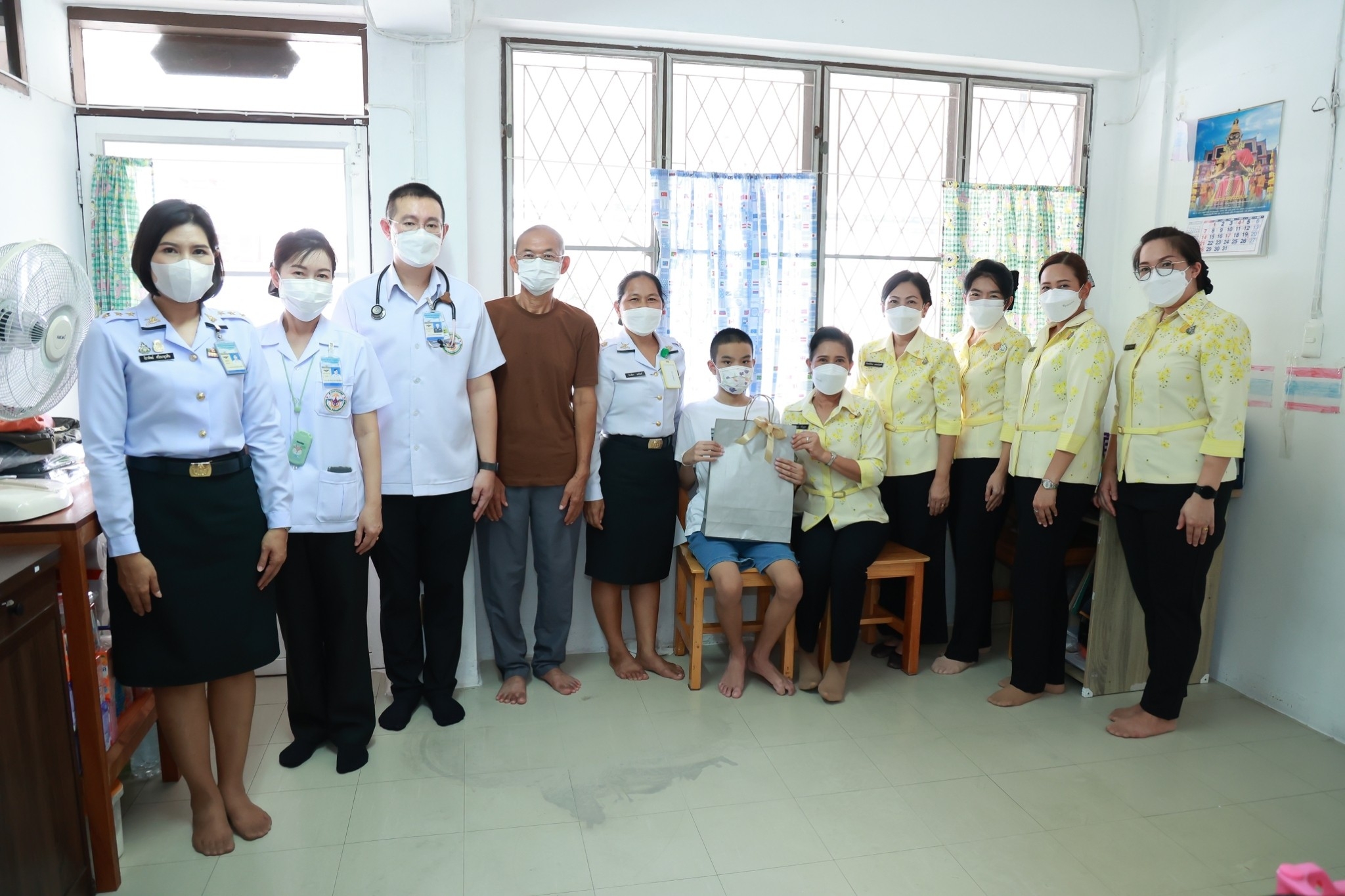 ๐๙๕ กิจกรรมโครงการสายใยรักษ์: เพื่อคนพิเศษ ตรวจเยี่ยมบุตรที่มีความต้องการพิเศษ