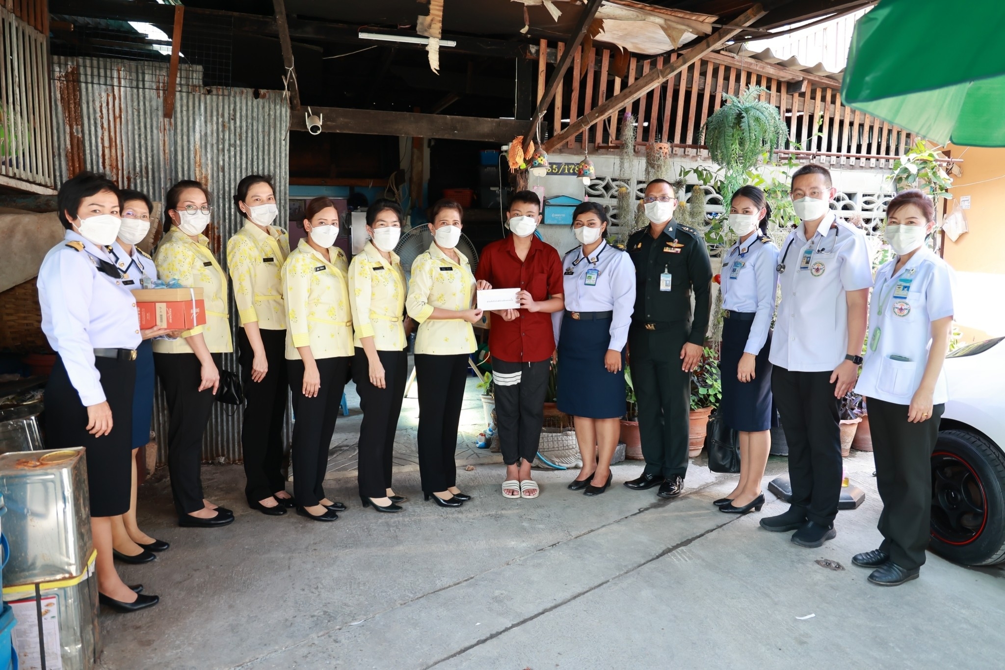 ๐๙๕ กิจกรรมโครงการสายใยรักษ์: เพื่อคนพิเศษ ตรวจเยี่ยมบุตรที่มีความต้องการพิเศษ