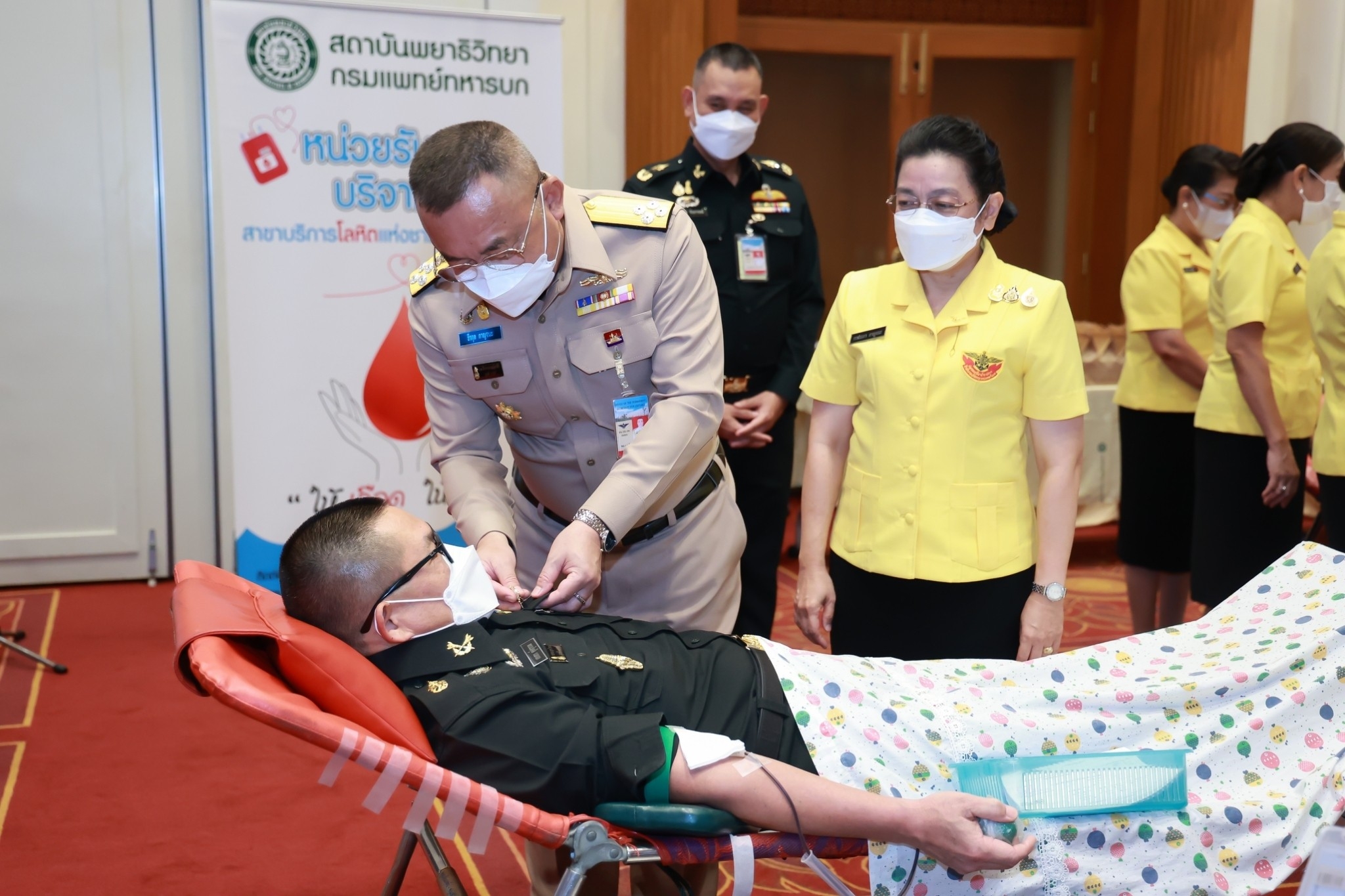๑๒๙ คณะกรรมการสมาคมฯ ร่วมกิจกรรมบริจาคโลหิตถวายเป็นพระราชกุศล