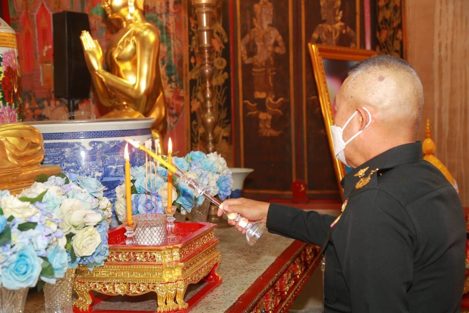 ๐๖๒ พิธีเจริญพระพุทธมนต์ถวายพระพรชัยมงคลแด่ สมเด็จพระเจ้าลูกเธอ เจ้าฟ้าพัชรกิติยาภา นเรนทิราเทพยว...