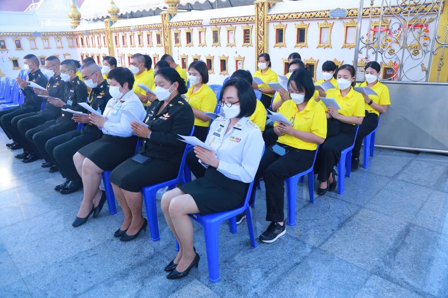 ๐๖๒ พิธีเจริญพระพุทธมนต์ถวายพระพรชัยมงคลแด่ สมเด็จพระเจ้าลูกเธอ เจ้าฟ้าพัชรกิติยาภา นเรนทิราเทพยวดี กรมหลวงราชสาริณีสิริพัชร มหาวัชรราชธิดา