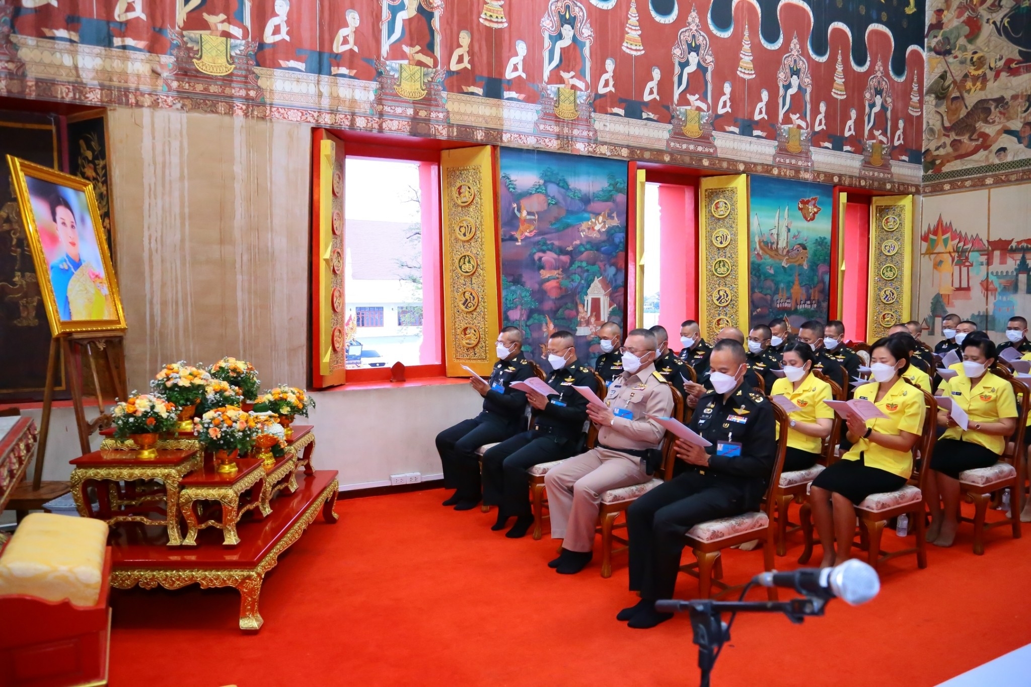 ๐๕๔ พิธีเจริญพระพุทธมนต์ถวายพระพรชัยมงคลแด่ สมเด็จพระเจ้าลูกเธอ เจ้าฟ้าพัชรกิติยาภา นเรนทิราเทพยวดี กรมหลวงราชสาริณีสิริพัชร มหาวัชรราชธิดา