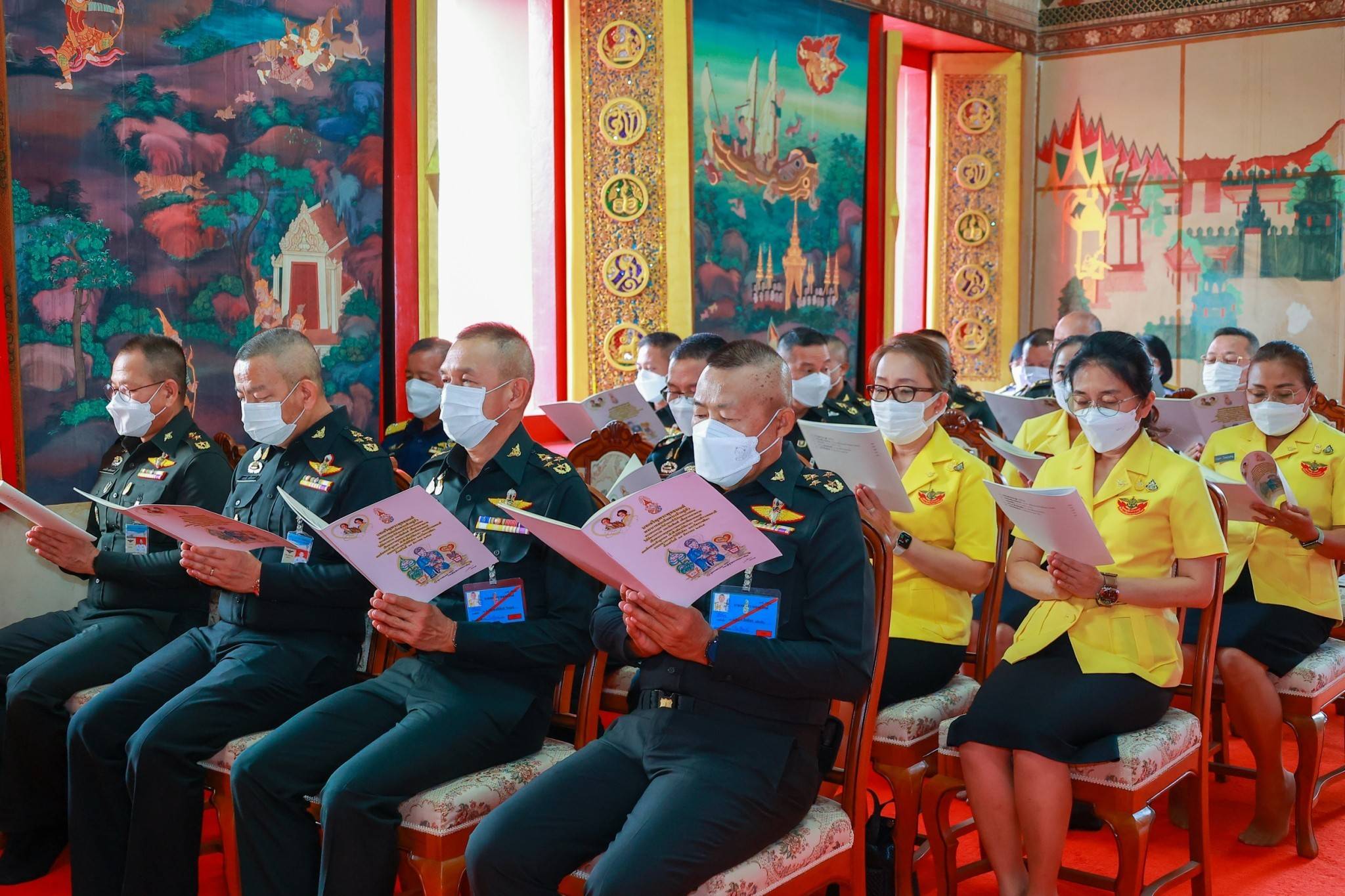 ๐๘๐ พิธีเจริญพระพุทธมนต์ถวายพระพรชัยมงคลแด่ สมเด็จพระเจ้าลูกเธอ เจ้าฟ้าพัชรกิติยาภา นเรนทิราเทพยวดี กรมหลวงราชสาริณีสิริพัชร มหาวัชรราชธิดา