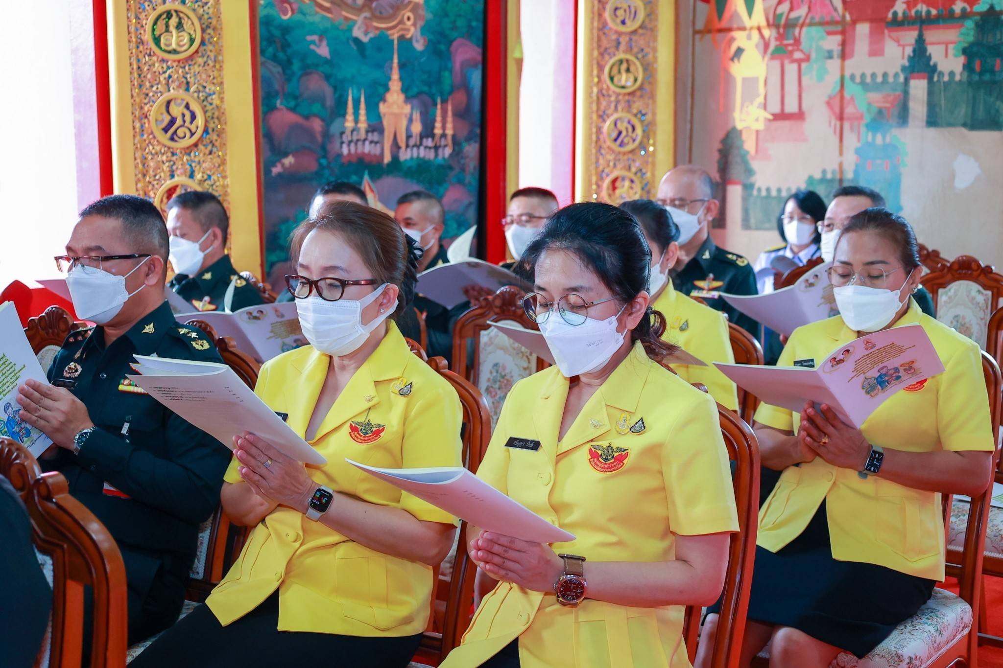 ๐๘๐ พิธีเจริญพระพุทธมนต์ถวายพระพรชัยมงคลแด่ สมเด็จพระเจ้าลูกเธอ เจ้าฟ้าพัชรกิติยาภา นเรนทิราเทพยวดี กรมหลวงราชสาริณีสิริพัชร มหาวัชรราชธิดา