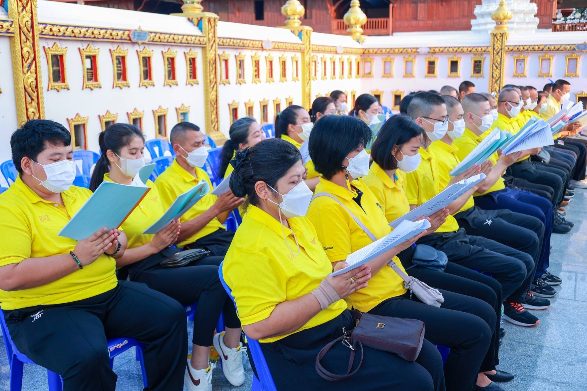 ๐๘๐ พิธีเจริญพระพุทธมนต์ถวายพระพรชัยมงคลแด่ สมเด็จพระเจ้าลูกเธอ เจ้าฟ้าพัชรกิติยาภา นเรนทิราเทพยวดี กรมหลวงราชสาริณีสิริพัชร มหาวัชรราชธิดา