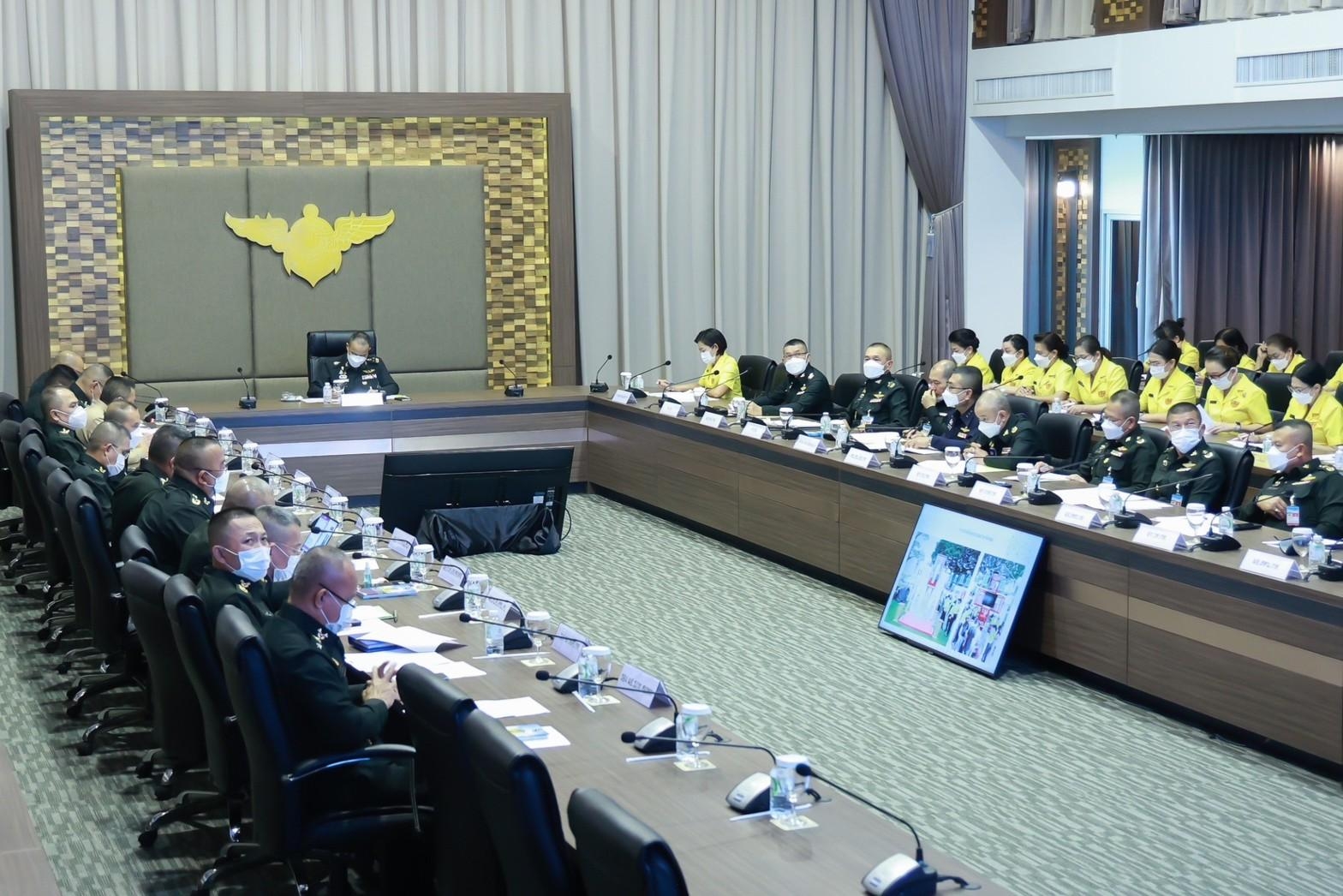 ๐๗๓ นายก สคภ.สป. เข้าร่วมการประชุมสรุปปัญหาข้อขัดข้องและแนวทางการแก้ไข ในการออกร้านงานกาชาดประจำปี ๒๕๖๕