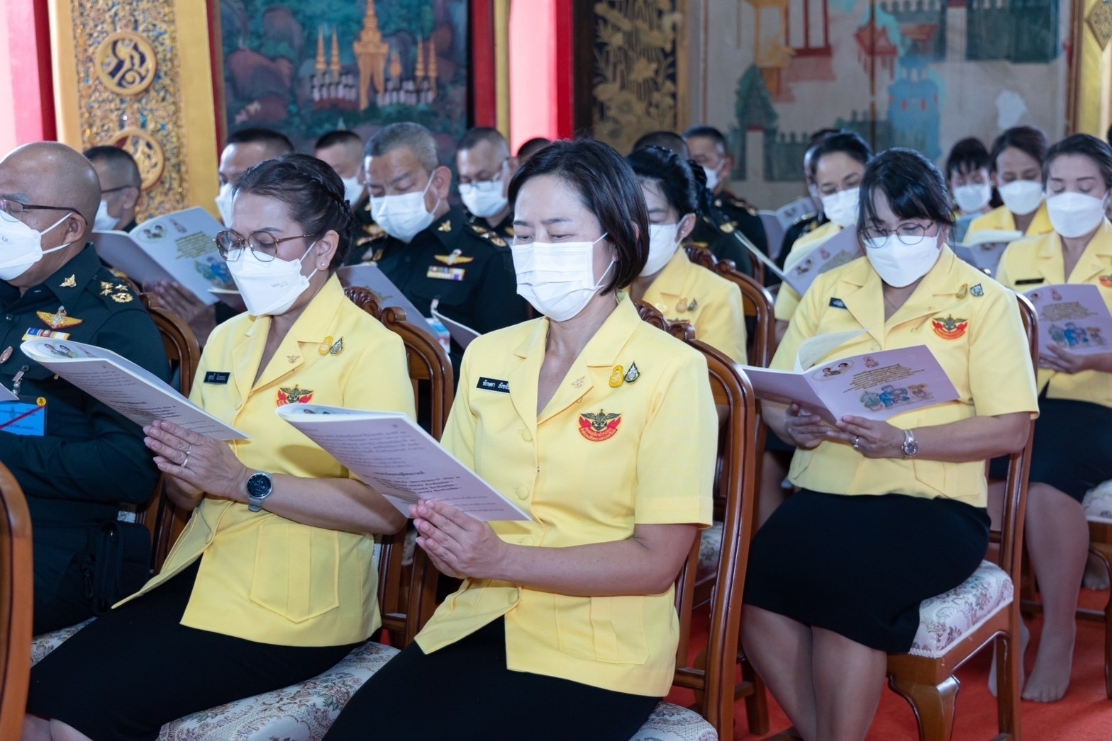 ๐๖๗ พิธีเจริญพระพุทธมนต์ถวายพระพรชัยมงคลแด่ สมเด็จพระเจ้าลูกเธอ เจ้าฟ้าพัชรกิติยาภา นเรนทิราเทพยวดี กรมหลวงราชสาริณีสิริพัชร มหาวัชรราชธิดา