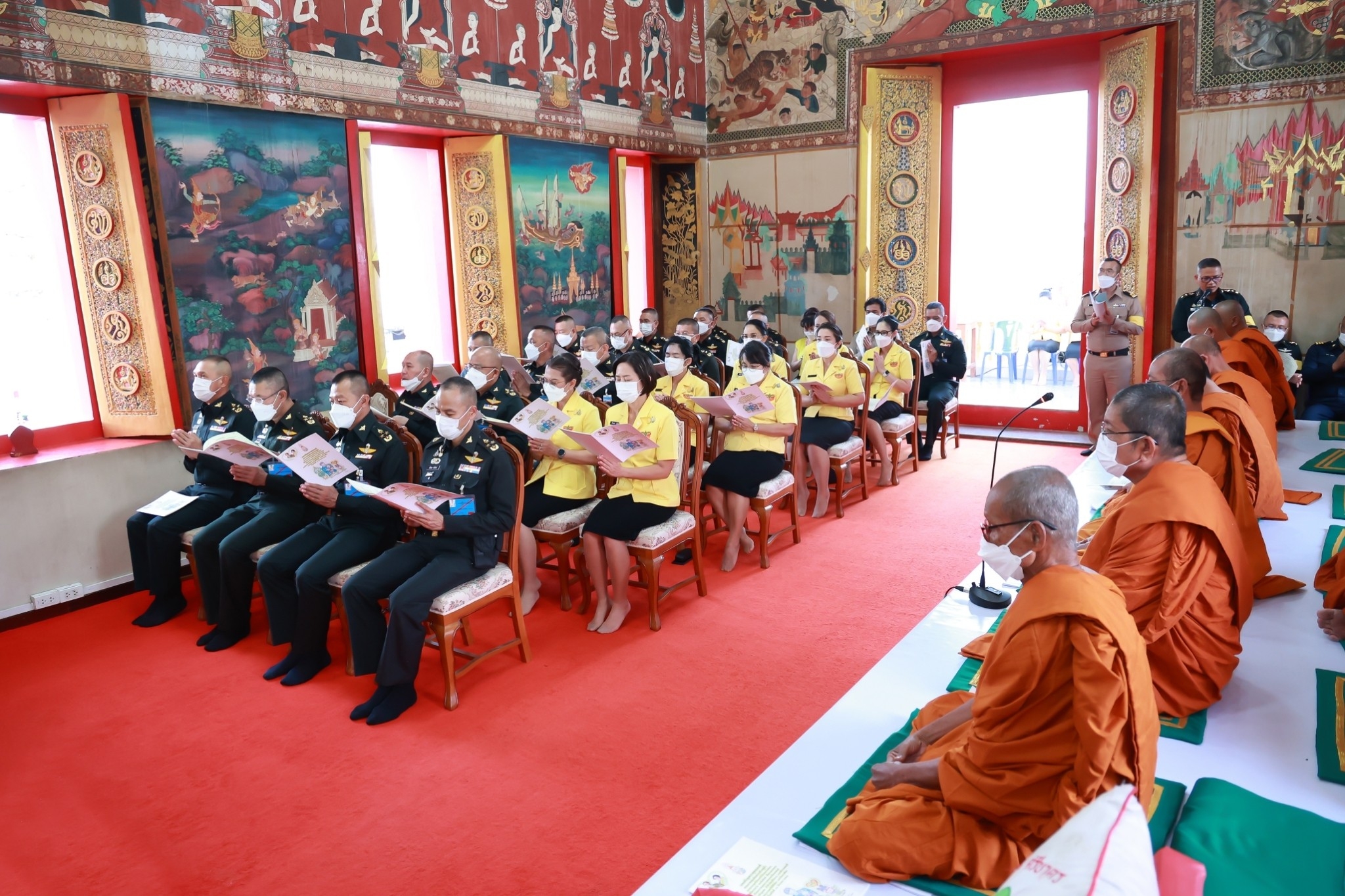 ๐๖๗ พิธีเจริญพระพุทธมนต์ถวายพระพรชัยมงคลแด่ สมเด็จพระเจ้าลูกเธอ เจ้าฟ้าพัชรกิติยาภา นเรนทิราเทพยวดี กรมหลวงราชสาริณีสิริพัชร มหาวัชรราชธิดา