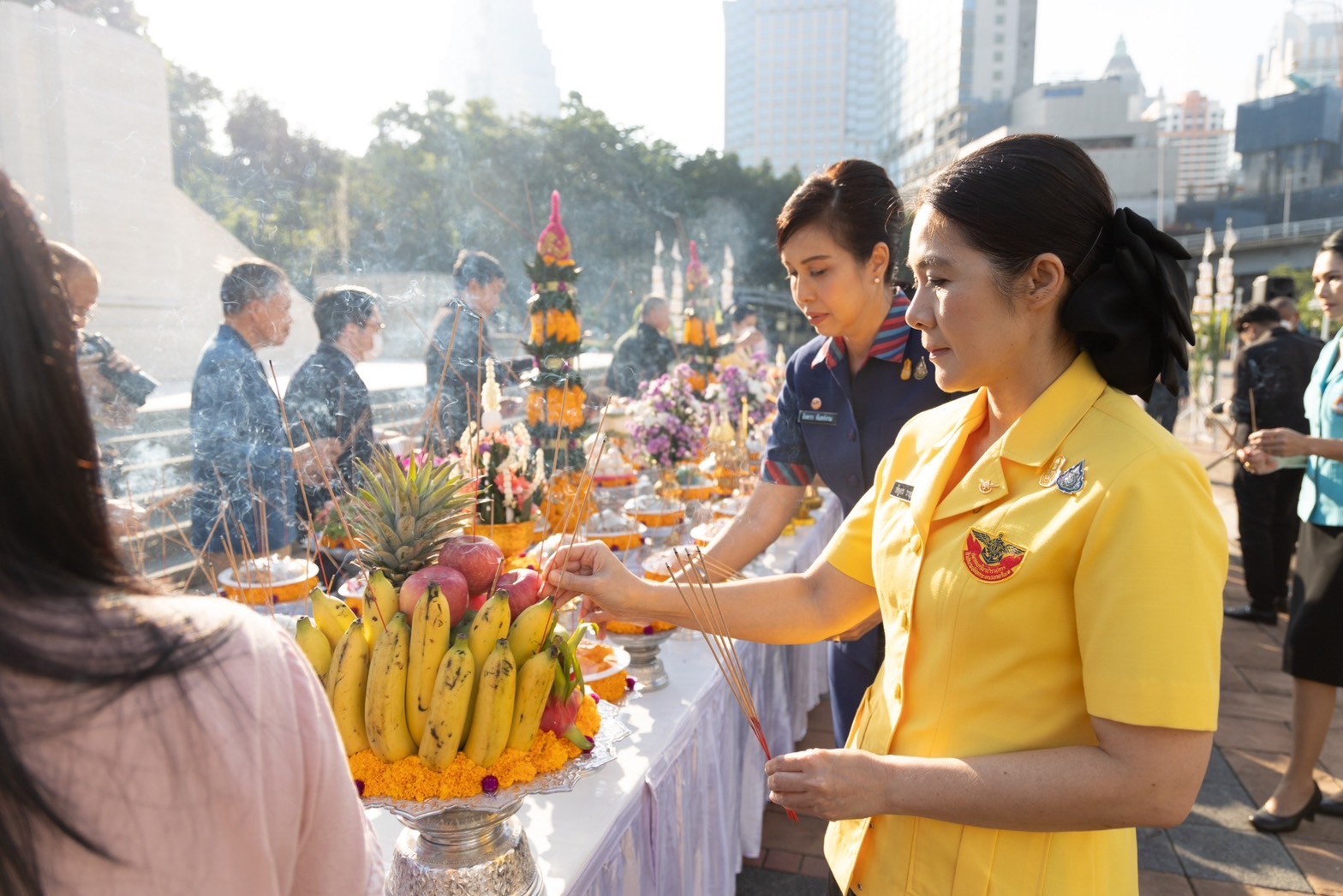 ๐๓๔ พิธีบวงสรวงพระบรมราชานุสรณ์พระบาทสมเด็จพระมงกุฎเกล้าเจ้าอยู่หัว รัชกาลที่ ๖ งานวันกาชาด ๑๐๐ ป...